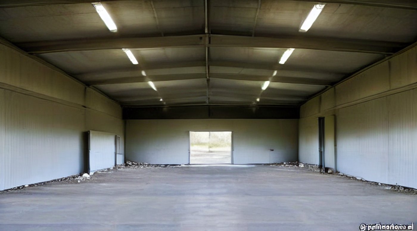Before — garage build progress sample