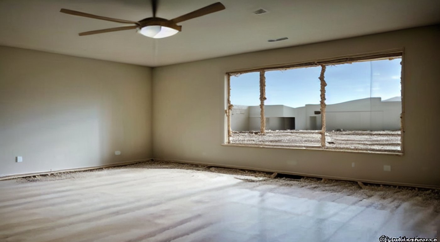 Before — home construction progress sample