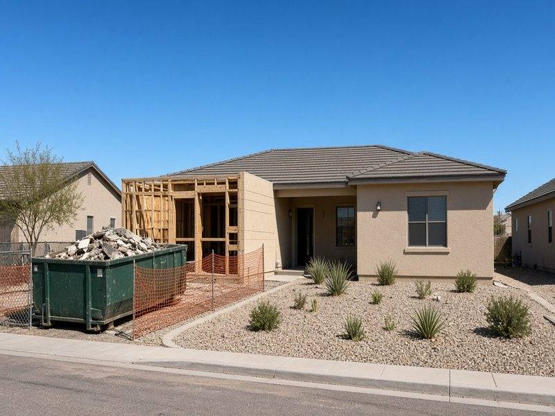 Residential resto-rebuild on a single Arizona home