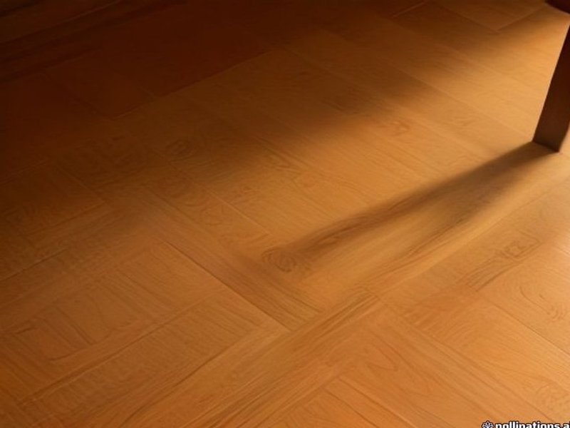 Flooring finish sample